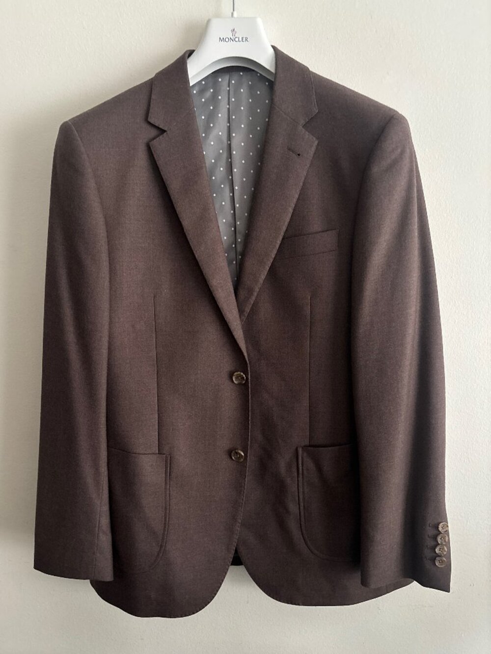 $650 Indochino Brown Wool Sport Coat / Blazer - 42